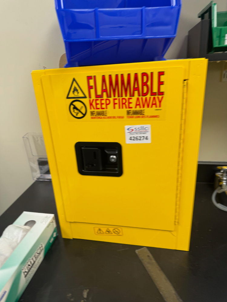 Image of ULINE 4 Gallon Flammable Liquid Storage Cabinet